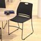 Flash Furniture Black Plastic Stack Chair with Steel Sled Base, PK 5 5-RUT-NC499A-BK-GG - alternate 5
